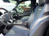 2019 Ford F150 SVT Raptor SuperCrew 4x4 Raptor Black/Unique Blue Accent Interior