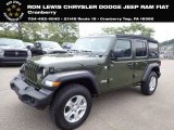 2021 Sarge Green Jeep Wrangler Unlimited Sport 4x4 #139392333