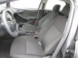 2016 Ford Focus S Sedan Charcoal Black Interior
