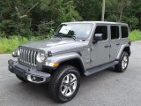 2020 Jeep Wrangler Unlimited Sahara 4x4 Front 3/4 View