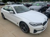2021 Mineral White Metallic BMW 5 Series 540i xDrive Sedan #139423810