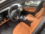 2021 BMW 5 Series 540i xDrive Sedan Cognac Interior