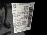 2017 TITAN XD Color Code for Magnetic Black - Color Code: G41