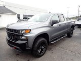 2020 Satin Steel Metallic Chevrolet Silverado 1500 Custom Trail Boss Double Cab 4x4 #139437733