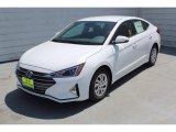 2020 Hyundai Elantra Quartz White Pearl