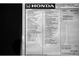 2020 Honda Accord EX-L Hybrid Sedan Window Sticker
