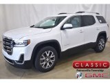White Frost Tricoat GMC Acadia in 2020