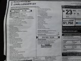 2020 Dodge Challenger GT Window Sticker