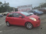Absolutely Red Toyota Yaris in 2008