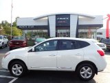 Pearl White Nissan Rogue in 2013