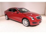 2013 Crystal Red Tintcoat Cadillac ATS 3.6L Luxury AWD #139499220