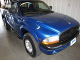 2000 Intense Blue Pearl Dodge Dakota Sport Regular Cab 4x4 #13944575
