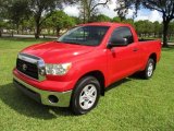 Radiant Red Toyota Tundra in 2007