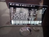 2020 HR-V Color Code for Midnight Amethyst Metallic - Color Code: YR642M