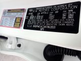 2021 Sportage Color Code for Clear White - Color Code: UD