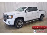 2021 Summit White GMC Canyon Denali Crew Cab 4WD #139546670