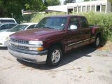 1999 Dark Carmine Red Metallic Chevrolet Silverado 1500 Extended Cab #13881614