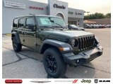 2021 Sarge Green Jeep Wrangler Unlimited Sport 4x4 #139558264