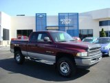 2001 Dark Garnet Red Pearl Dodge Ram 1500 SLT Club Cab 4x4 #13937449