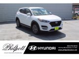 White Cream Hyundai Tucson in 2021