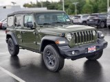 2021 Sarge Green Jeep Wrangler Unlimited Sport 4x4 #139571584