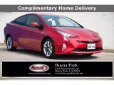 Hypersonic Red Toyota Prius in 2018