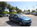 2017 Silk Blue Metallic Volkswagen Jetta SE #139586860