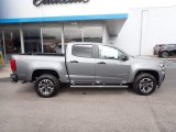 Satin Steel Metallic Chevrolet Colorado in 2021