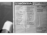 2020 Honda Passport EX-L Window Sticker