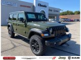 2021 Sarge Green Jeep Wrangler Unlimited Willys 4x4 #139603876