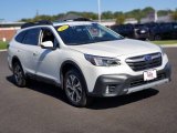 Crystal White Pearl Subaru Outback in 2020