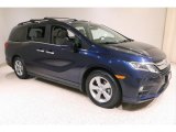 2018 Obsidian Blue Pearl Honda Odyssey EX-L #139615217