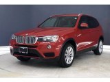 2017 BMW X3 sDrive28i Front 3/4 View