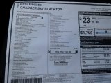 2020 Dodge Charger SXT Window Sticker