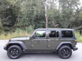 2021 Sarge Green Jeep Wrangler Unlimited Sport 4x4 #139629806