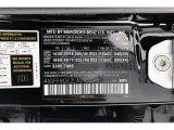 2020 GLS Color Code for Black - Color Code: 040