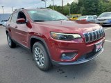 2021 Velvet Red Pearl Jeep Cherokee Latitude Lux 4x4 #139676769