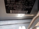 2020 Ioniq Hybrid Color Code for Stellar Silver - Color Code: T2X