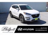 2021 White Cream Hyundai Tucson Sport #139720508