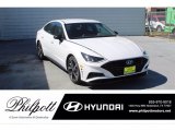 2021 Quartz White Hyundai Sonata SEL Plus #139720507