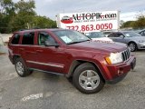 2007 Red Rock Crystal Pearl Jeep Grand Cherokee Limited 4x4 #139720437