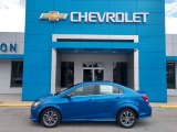 2020 Kinetic Blue Metallic Chevrolet Sonic LT Sedan #139720606