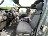 2021 Jeep Wrangler Unlimited Sahara 4x4 Black Interior