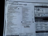 2020 Dodge Charger Scat Pack Window Sticker