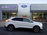 2019 White Platinum Ford Edge Titanium AWD #139720491