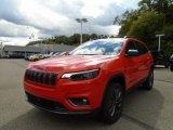 2021 Spitfire Orange Jeep Cherokee Latitude Lux 4x4 #139738422