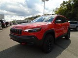 2021 Spitfire Orange Jeep Cherokee Traihawk 4x4 #139738423