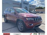 2021 Velvet Red Pearl Jeep Grand Cherokee Limited 4x4 #139752625