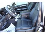 2021 Toyota Tundra Platinum CrewMax 4x4 Black Interior