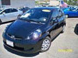 2008 Nighthawk Black Pearl Honda Fit Hatchback #13896950